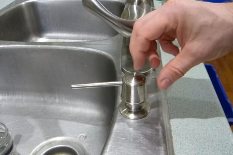 kitchen sink soap dispenser clogged