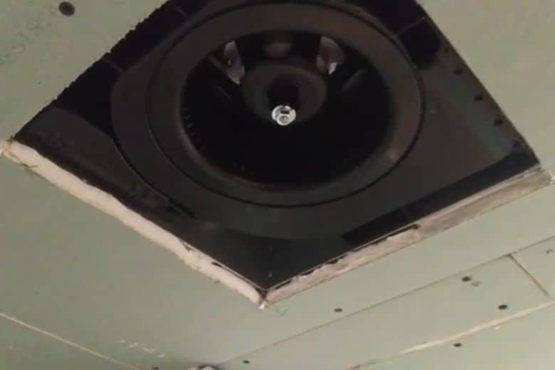 how to seal around bathroom exhaust fan
