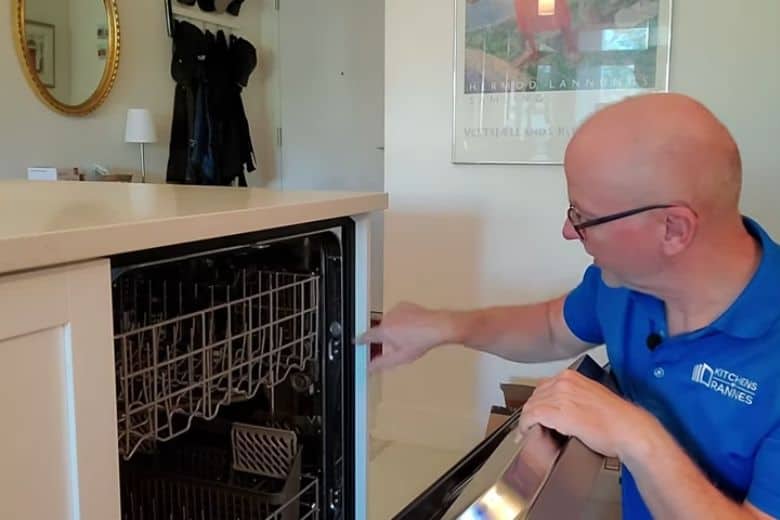 should dishwasher be flush with cabinets